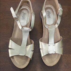 Bass Women's Metallic Sandals